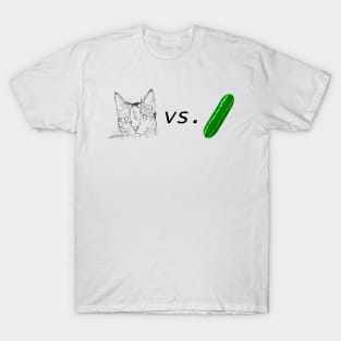 Cat vs. Cucumber T-Shirt